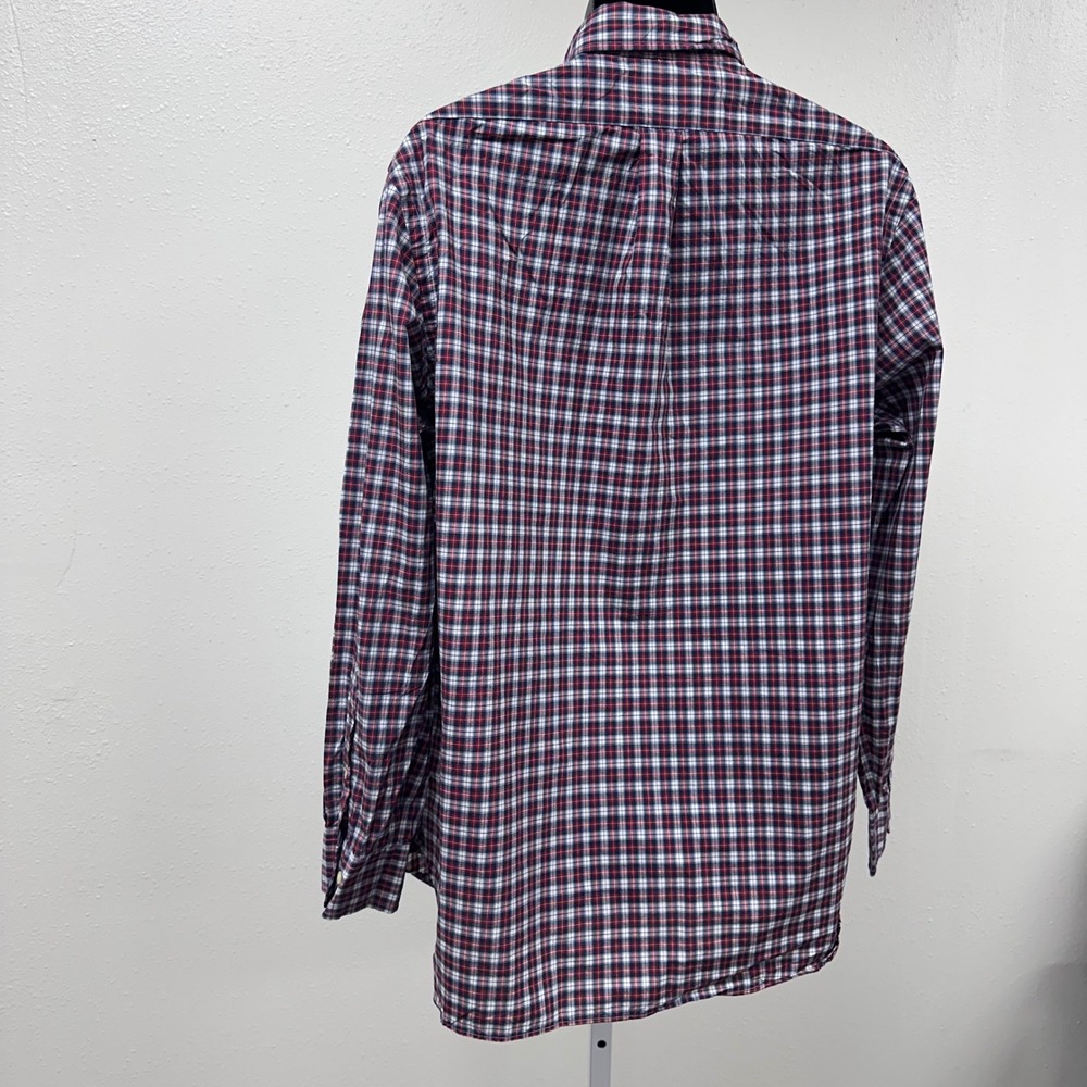 Ralph Lauren Plaid Button Down Shirt Long Sleeve Classic Fit Size 17 - Picture 10 of 12